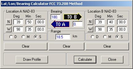 Lat/Lon Calculator